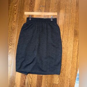 St John’s Vintage size 14  Grey Knit Pencil Skirt Workwear